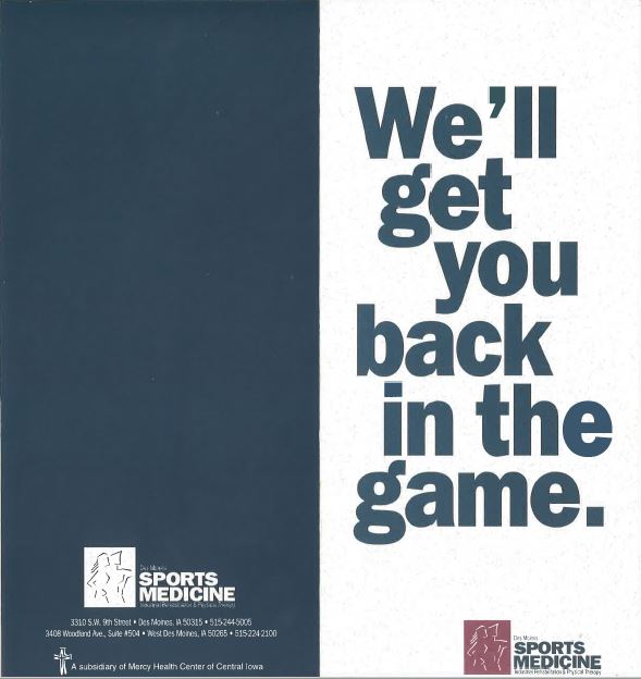 Sports Medicine Brochure