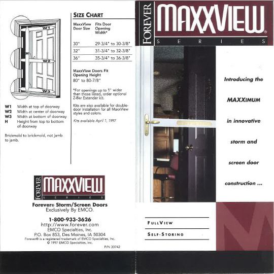 Forever MaxxView Product Brochure