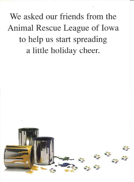 Animal Rescue Holiday Card