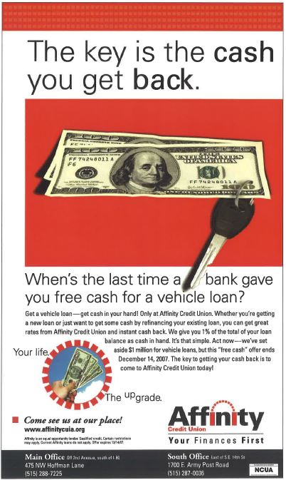 Affinity Credit Union Ad Series